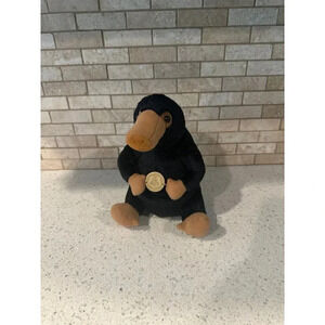 Warner Brothers 8" Plush Fantastic Beasts Baby Niffler Harry Potter Coin b12